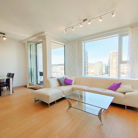 Sag Romantic 22 Floor Panorama City Free Parking Free Wifi Bratislava Buitenkant foto