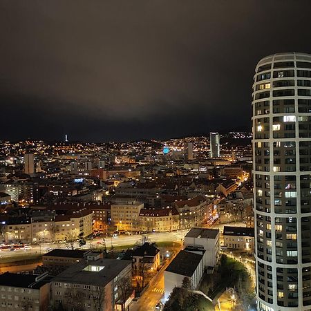 Sag Romantic 22 Floor Panorama City Free Parking Free Wifi Bratislava Buitenkant foto