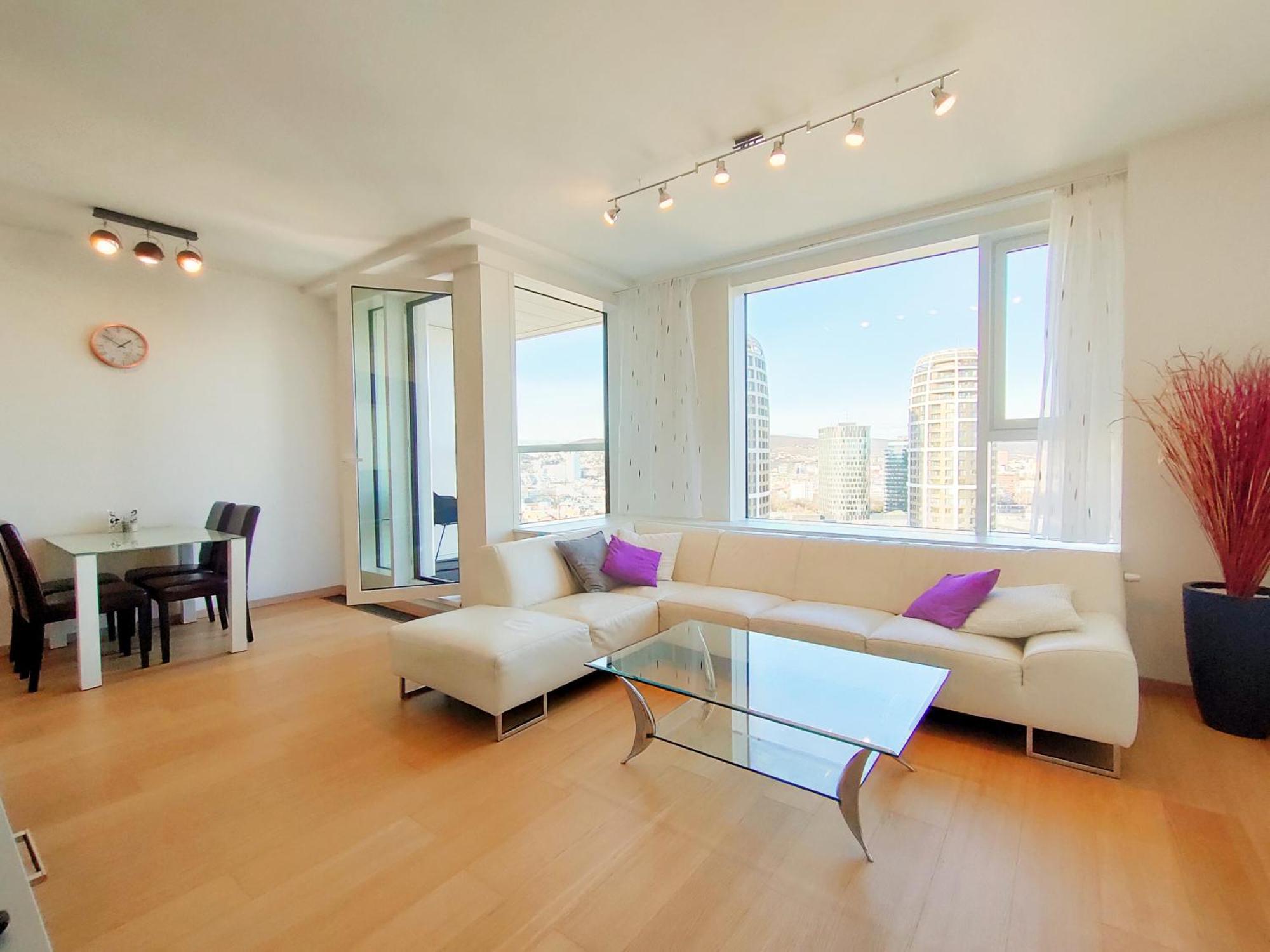 Sag Romantic 22 Floor Panorama City Free Parking Free Wifi Bratislava Buitenkant foto
